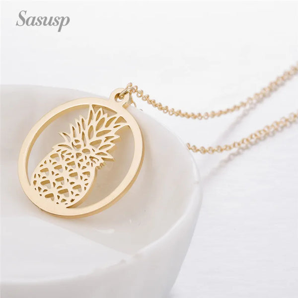 Pineapple Pendant Necklace