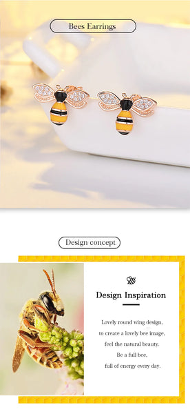 Bee Earrings