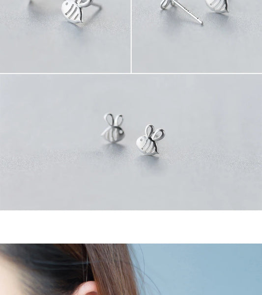 Honeybee Bee Stud Earrings