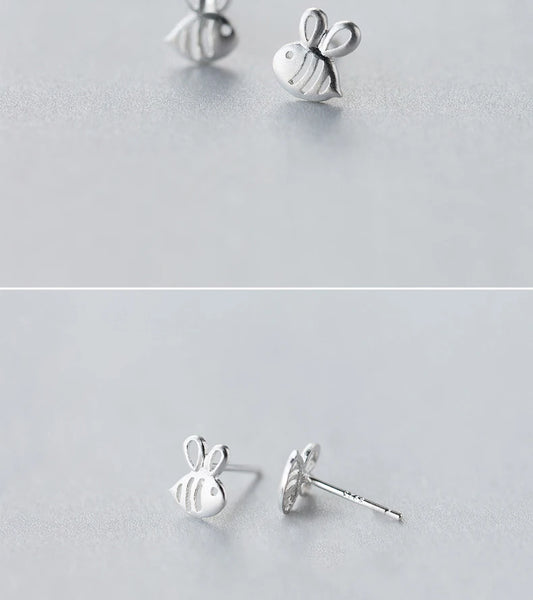 Honeybee Bee Stud Earrings