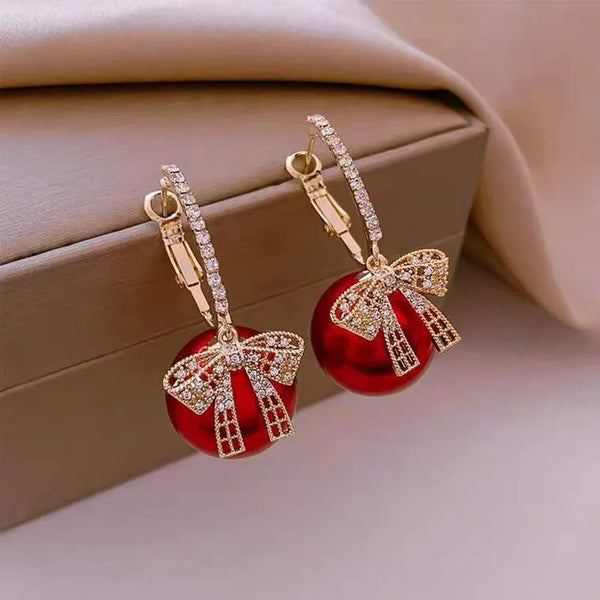 Bowknot Stud Earrings\