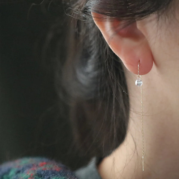 Pink Zircon Earrings Simple Jewelry